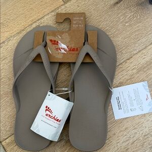 Archies Women's Arch Support Flip Flops Sandals